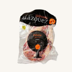 Blázquez Boneless Ibérico 50% de cebo de granja shoulder ham (Paleta) White label – from Guijuelo, Salamanca - approx. 2.8 kg