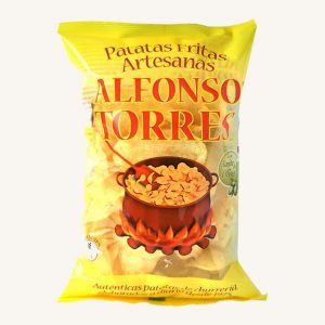 Alfonso Torres Artisan potato chips, churrería style, from Barcelona, bag 170 gr