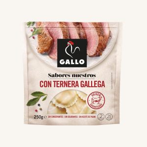 Gallo Fresh egg pasta stuffed with Galician veal, from Barcelona 250 gr