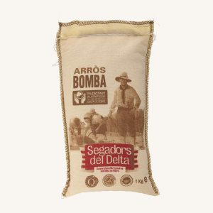 Segadors del Delta Bomba Rice (arroz), DOP Arròs del Delta de l´Ebre, from Tarragona, bag 1 kg