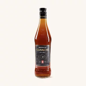 Arehucas Ron Miel Guanche (Honey rum), from Canary Islands, bottle 70cl